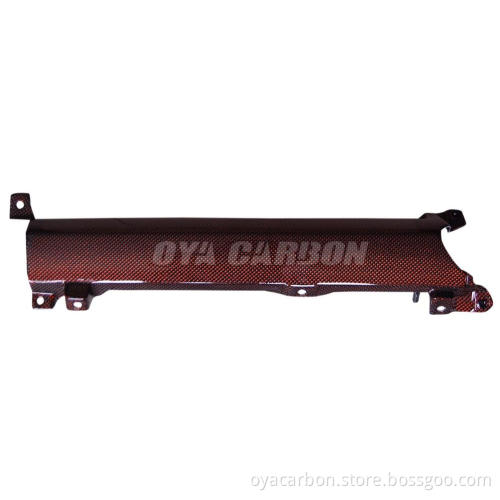 Carbon Fiber Center Console Kits for Ferrari 458 Italia (Red Mesh)